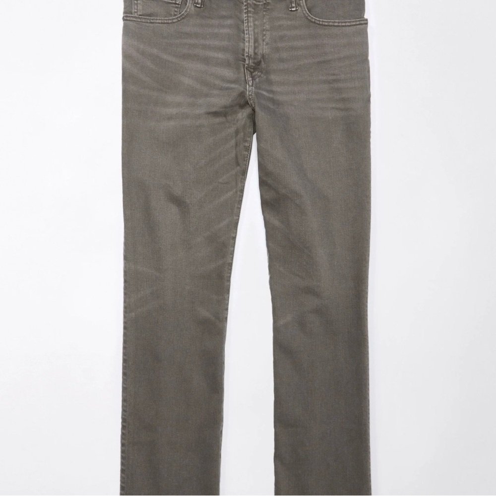 American Eagle Outfitters Men's Gray Straight Jeans
